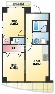 ヴォーヌング堂ヶ芝【2階】の間取り