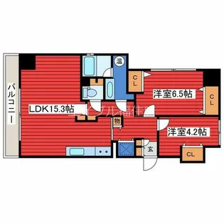 メゾン・ド・ファボ【301号室】の間取り