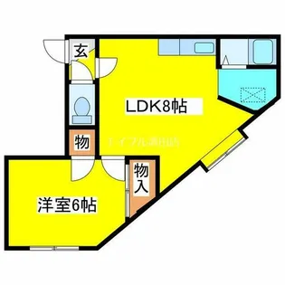 真栄ガーデンヒルズA【107号室】の間取り