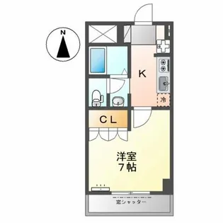 コンフォール【1階】の間取り
