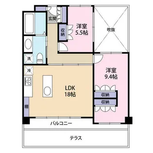 ネバーランド御所南(0005303)【2階】の間取り