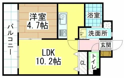 T-FLAT58【5階】の間取り