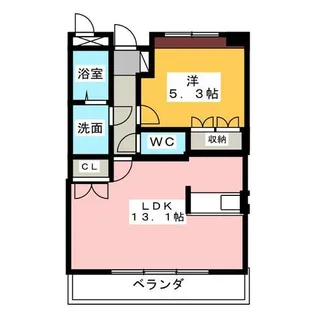 レンソイス【1階】の間取り