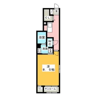 プレミレント【1階】の間取り