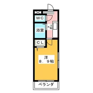 キャッスル八事【2階】の間取り