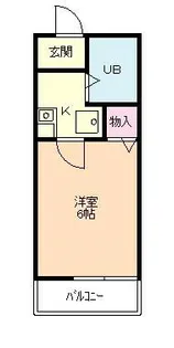 ヴァン・キャッスルA【2階】の間取り