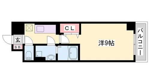 ジラソーレ花影【503号室】の間取り
