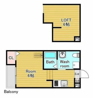 リッツハウス【205号室】の間取り
