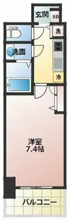 プランドール北浜【3階】の間取り