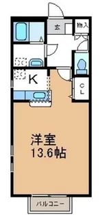 パームタウンサウス【1階】の間取り