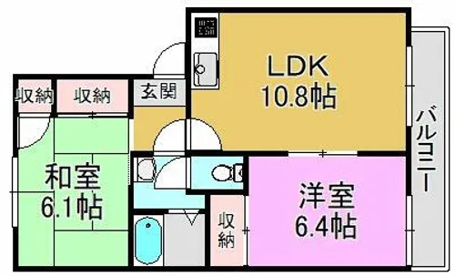 Verde Pallazo箕輪【1階】の間取り