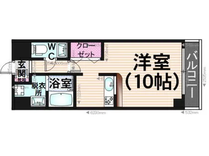 ピュアドーム日赤アベニュー【5階】の間取り