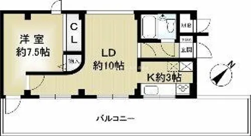 フェリーチェ西神【8階】の間取り