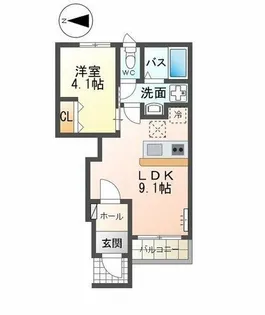 RIO MUND【1階】の間取り