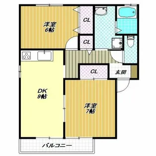 セピアコート【1階】の間取り