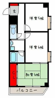 グランピア萬翠園【3階】の間取り