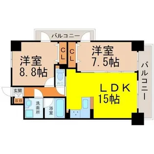 AlbaGrande千種【4階】の間取り