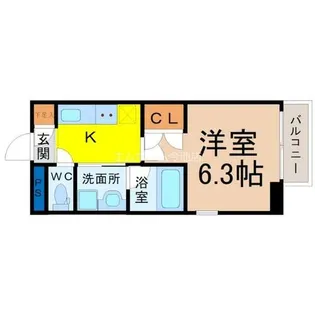 シティライフ今池【6階】の間取り