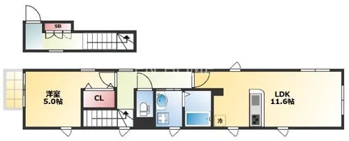 AlianteUtsubo【2階】の間取り