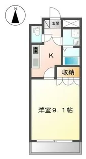 ラ・メゾン【1階】の間取り