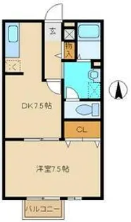 サニーコート【2階】の間取り