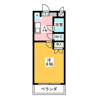 コーポ花池【2階】の間取り