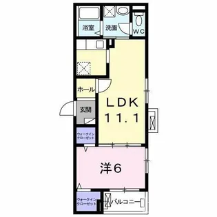 サザンクロス サウス【2階】の間取り