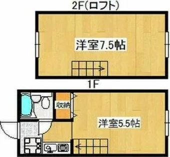 グレースコーポⅡ【1階】の間取り