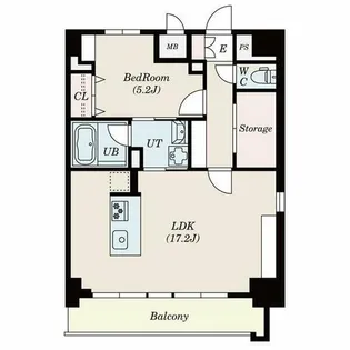 ポルタニグラ大須【11階】の間取り