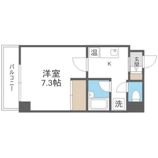 エストゥディオ平尾【3階】の間取り