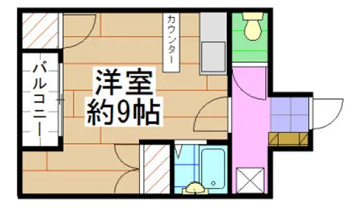 ポートサイドAビル【3階】の間取り