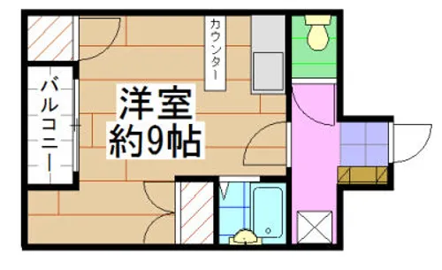 ポートサイドAビル【3階】の間取り