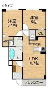 クレメント・ココル【1階】の間取り