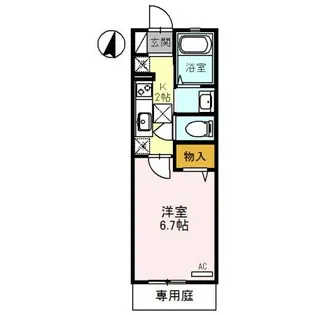 シャーメゾン本山北町【1階】の間取り