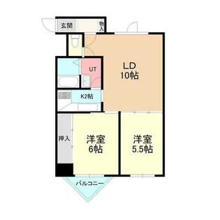 恒志堂手稲ビルⅠ【B201号室】の間取り