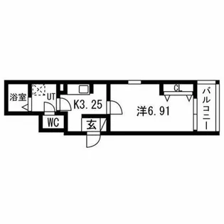 F+style東大阪本庄2号館【1階】の間取り