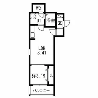 F+style東大阪本庄2号館【2階】の間取り
