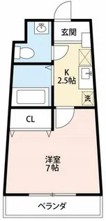 セラヴィ坂崎【4階】の間取り