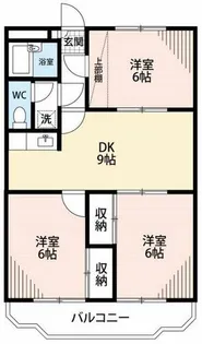 サンハイツシンコー【3階】の間取り