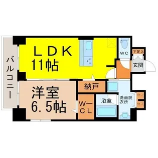プレサンス鶴舞公園セラヴィ【15階】の間取り