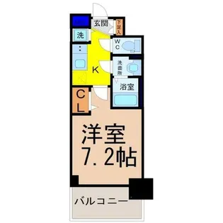 プレサンスジェネ千種内山【6階】の間取り