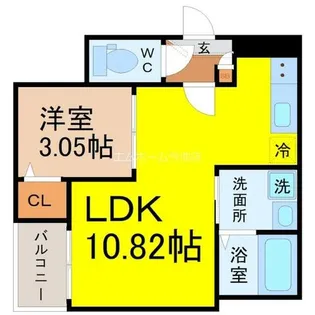 Jack daikoⅠ【3階】の間取り