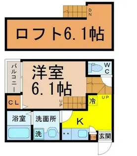 カンファーフォレスト【2階】の間取り