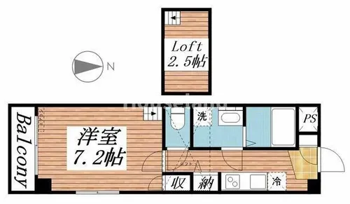 一聖ビル【4階】の間取り