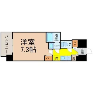 エスリード千種パークフロント【14階】の間取り