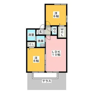 サンタヴィラ【2階】の間取り