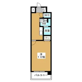 Gramercy Sakae【11階】の間取り