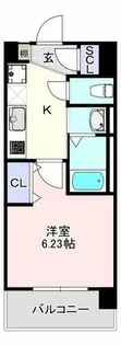 Luxe布施南Ⅱ【3階】の間取り