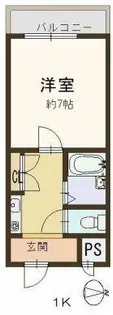アネックス木の国【6階】の間取り