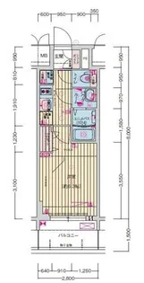 プレサンス名古屋幅下ファビュラス【204号室】の間取り